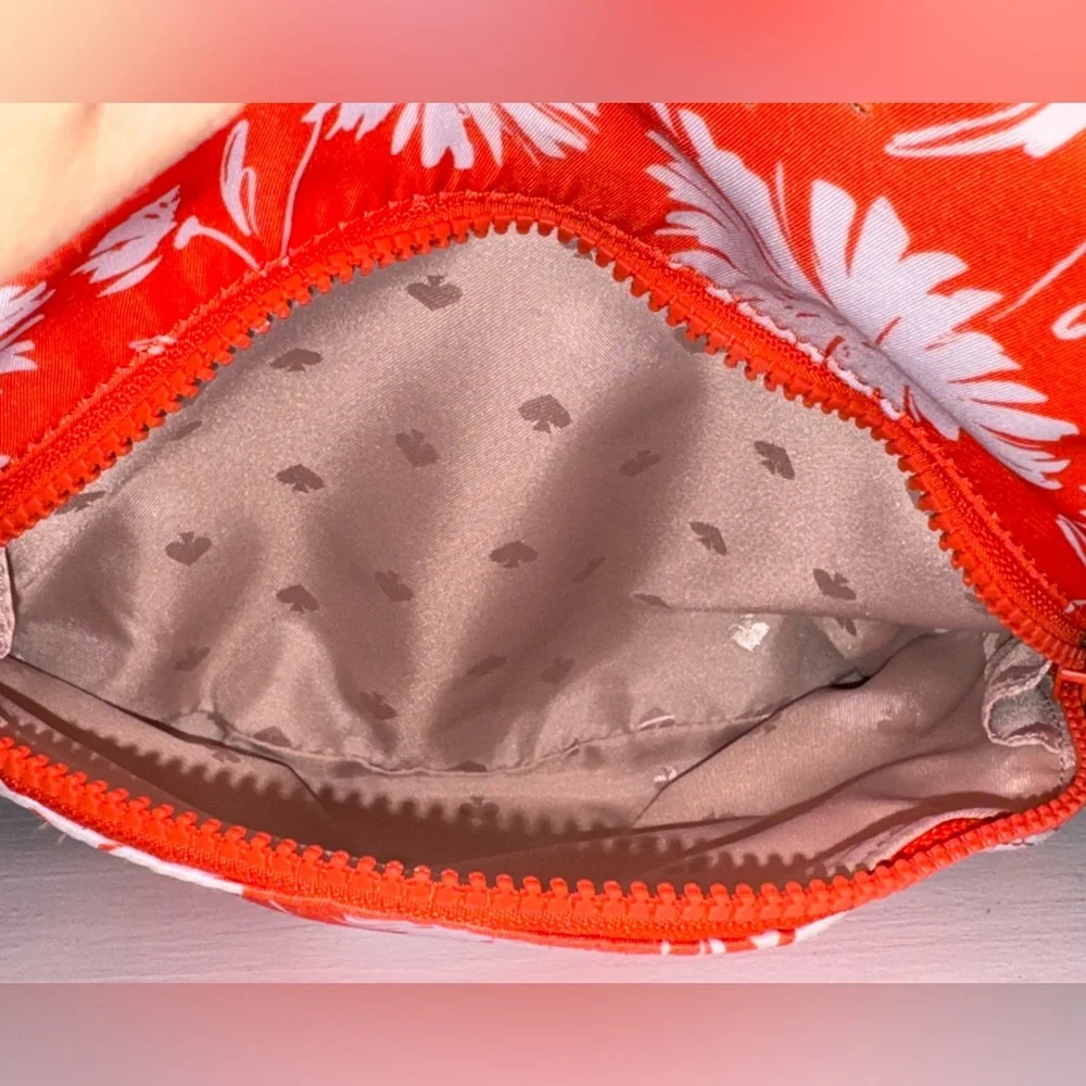 kate spade Orange and White Floral Backpack